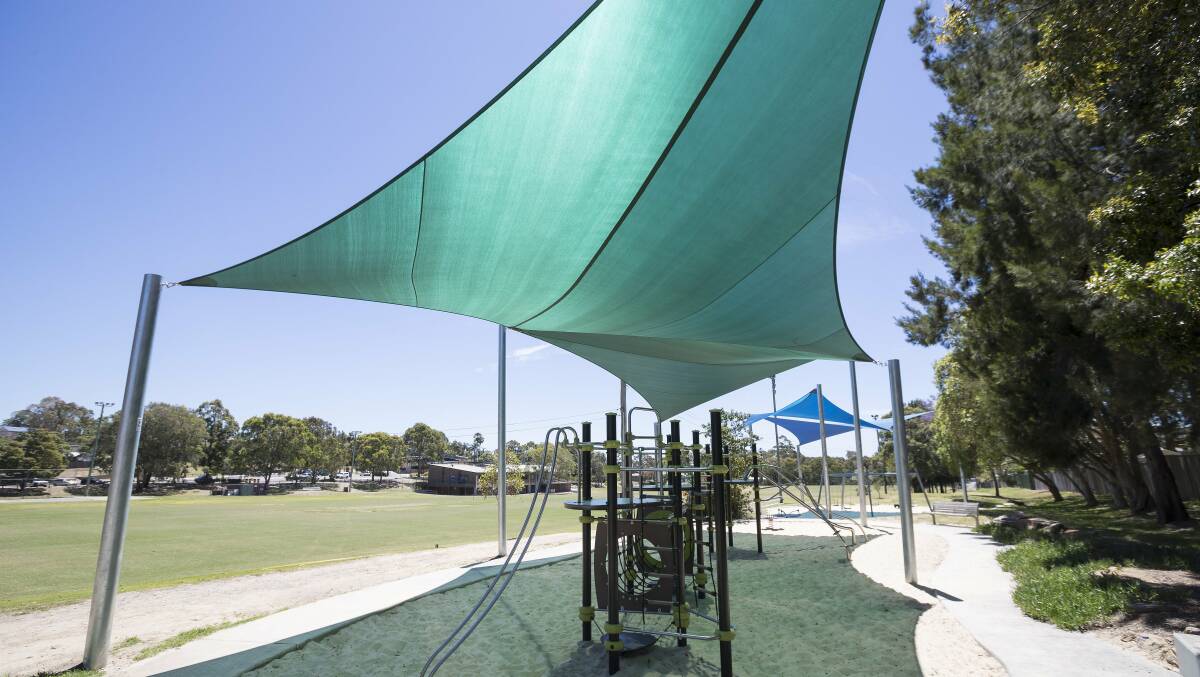 Council spends $115,000 on new shade structures to protect kids from sun's rays