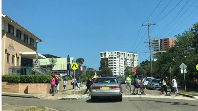 Concerns raised: A study has identitifed a number of concerns about pedestrian safety, traffic congestion and parking arrangements at Hurstville Public School and other nearby schools