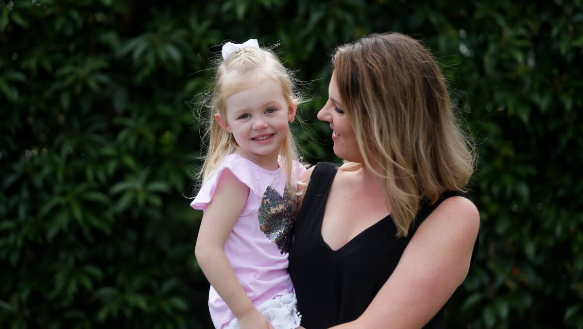 “She’s a confident little girl that will just walk into a room and want to make friends," mum Mel Francis said. Pictures: Chris Lane