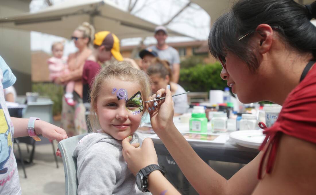 Fun at the Fest: The annual ARTEXPRESS Fest Day, now in its sixth year, brings hundreds of people to the Hazelhurst gallery. Picture: Chris Lane