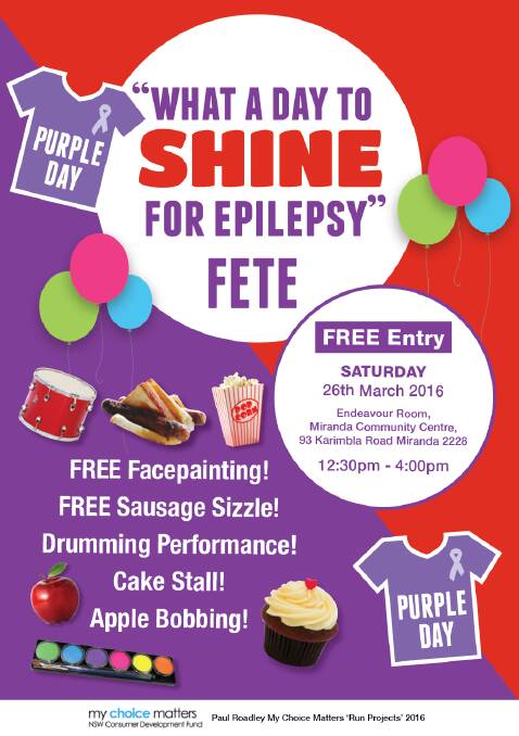 Purple Day fete to raise awareness of people living with epilepsy