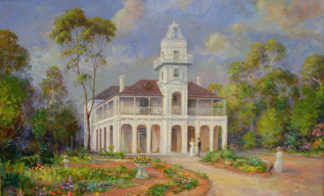 Shire scenes: Heathcote Hall by Kurnell artist, Otto Kuster, is one of the works in the ‘Painting the Shire" exhibition later this year.