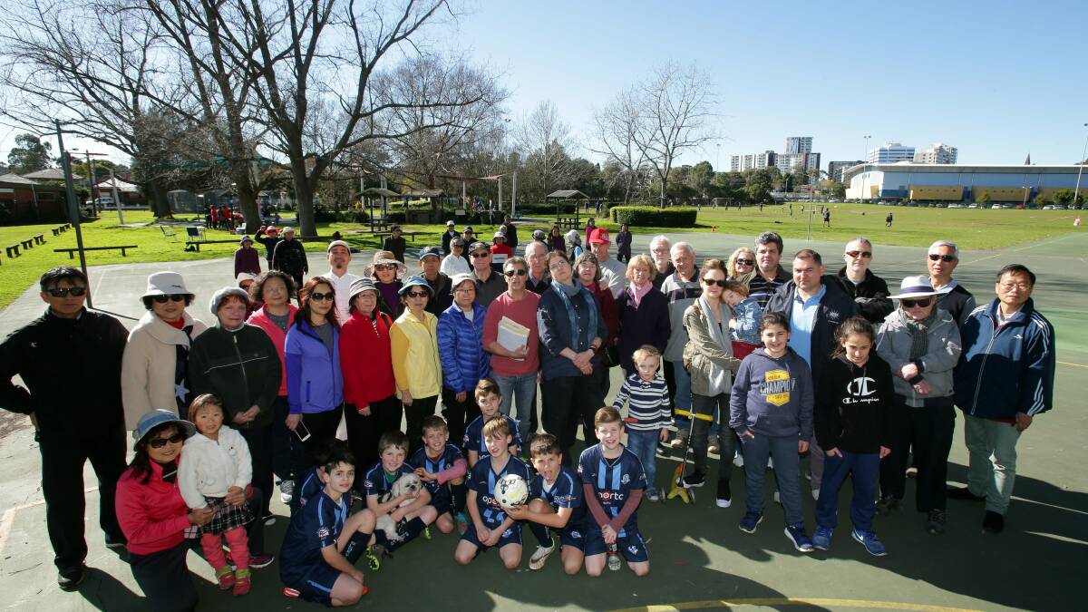 Park fears: Residents fear a proposed sports hub including an indoor cricket centre at Penshurst Park will eat into valuable local green space. A decision is pending today. Picture: Chris LAne