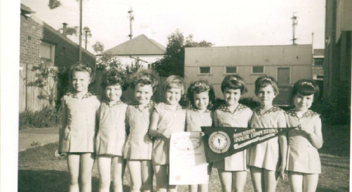 A sport for all ages: One of the earliest photos of Mortdale Physical Culture Club members, taken about 1961 in the grounds of Mortdale Masonic Hall.