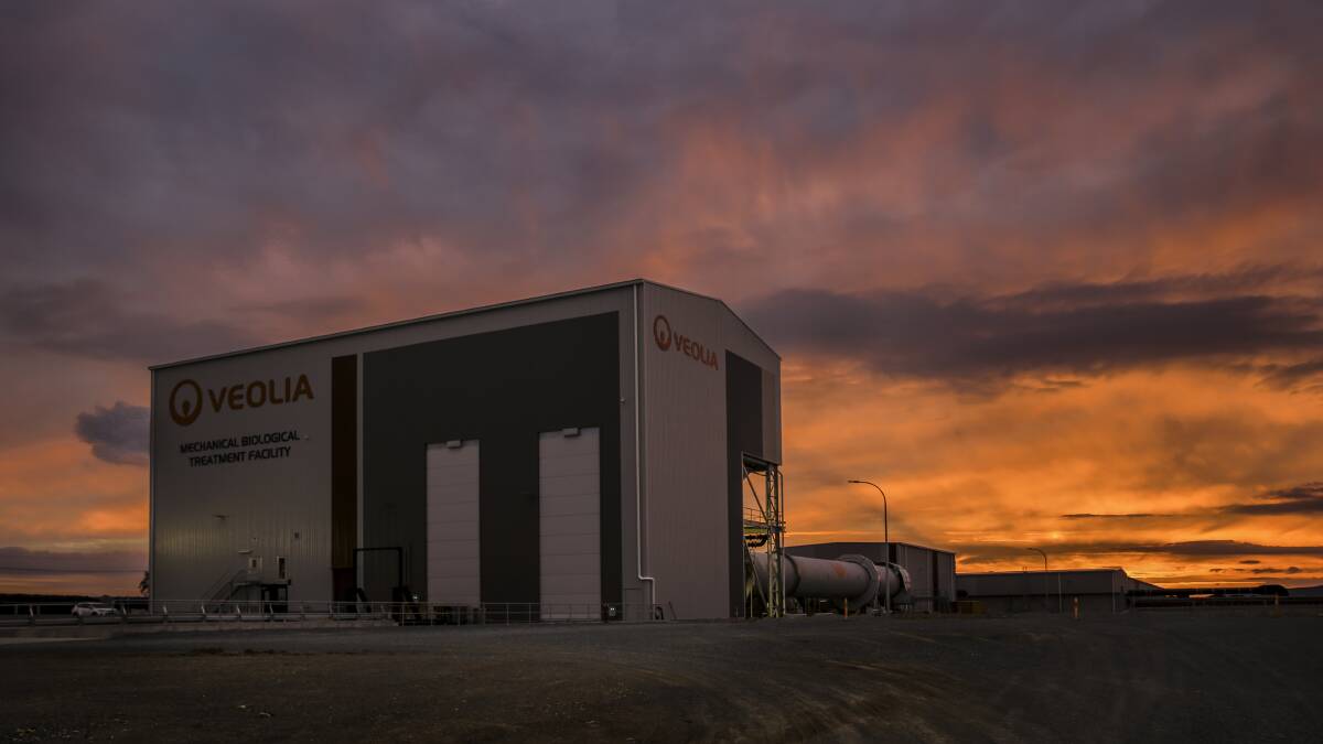 Not wasteful: Veolia’s brand new multi-million dollar waste processing plant at the Woodlawn Eco-precinct at Goulburn.