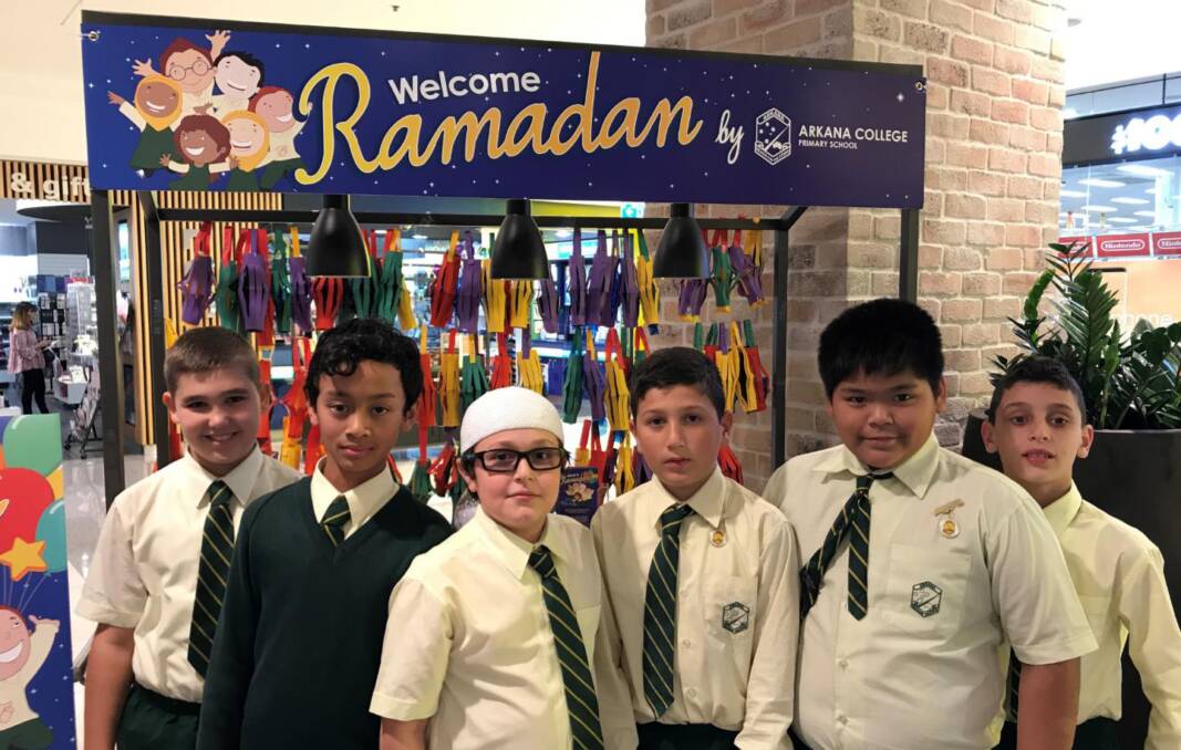Young voices unite: The students' installation at Westfield Hurstville celebrates and educates shoppers about Ramadan