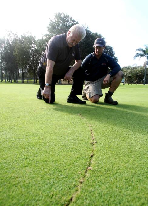 Damage to the greens will take up to three to four weeks to repair and bring the surfaces back to their previous state, the club said.