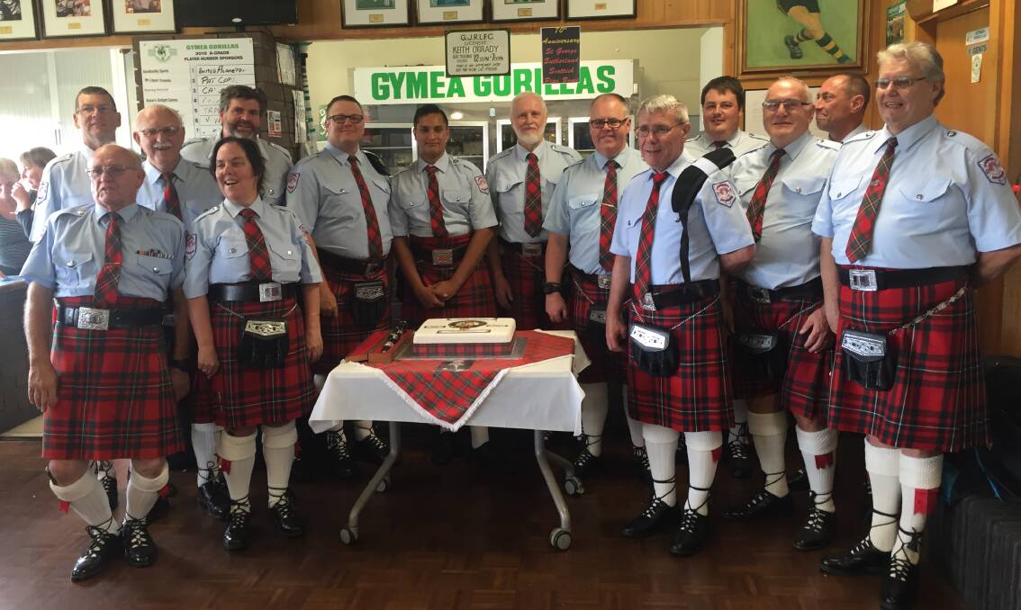 Reunion:  More than 120 members and their families responded to the invitation to the St George-Sutherland Scottish Pipe Band's 70th anniversary celebrations.