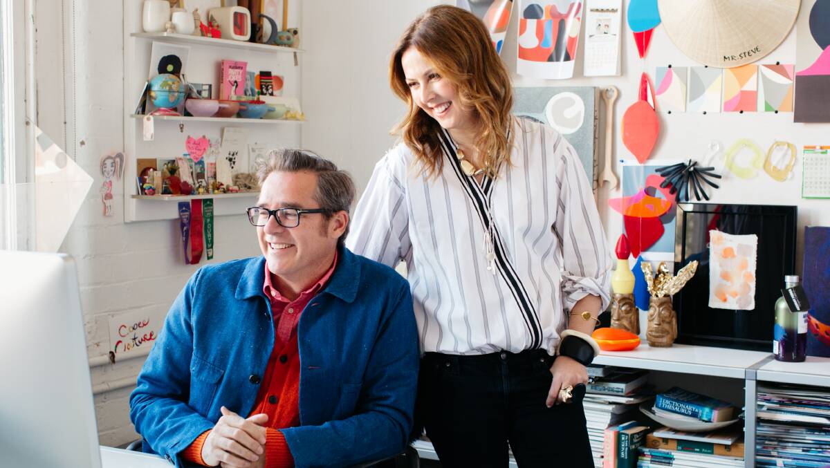A colourful fusion of art, design and fashion in new exhibition that celebrates the art Louise Olsen and Stephen Ormandy.
