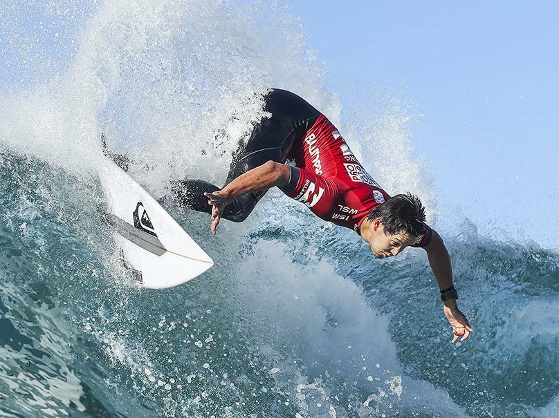 On his way: Cronulla's Connor O'Leary on his way to victory at the Ballito Pro which helped him qualify for the 2017 CT Tour. Picture: Kelly Cestari/WSL