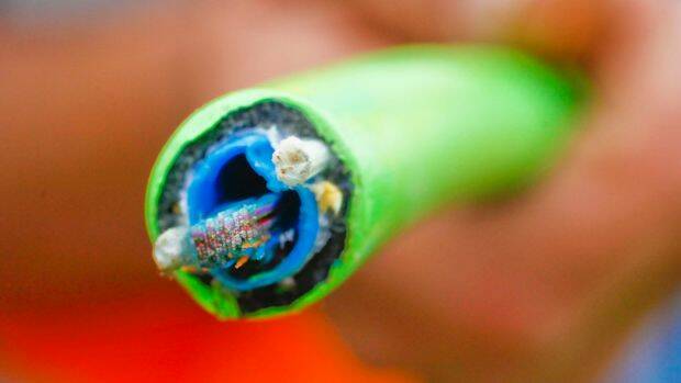 84 per cent of people using an NBN connection are using it at speeds comparable to the copper network. Photo: Glenn Hunt