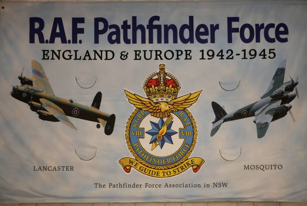 Force: The RAF Pathfinder Force banner.Picture John Veage