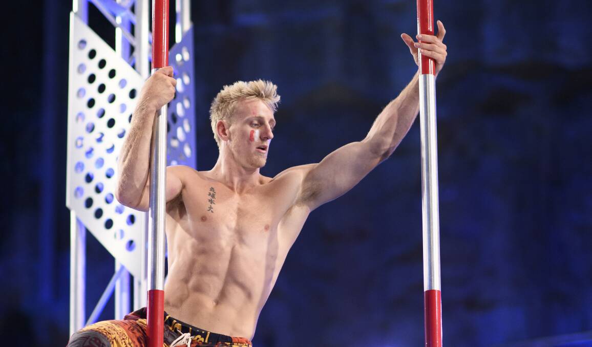 Live: Josh in action on Australian Ninja Warrior,only the best have been given the chance to push themselves to their physical limits to claim the title. Picture: Channel 9