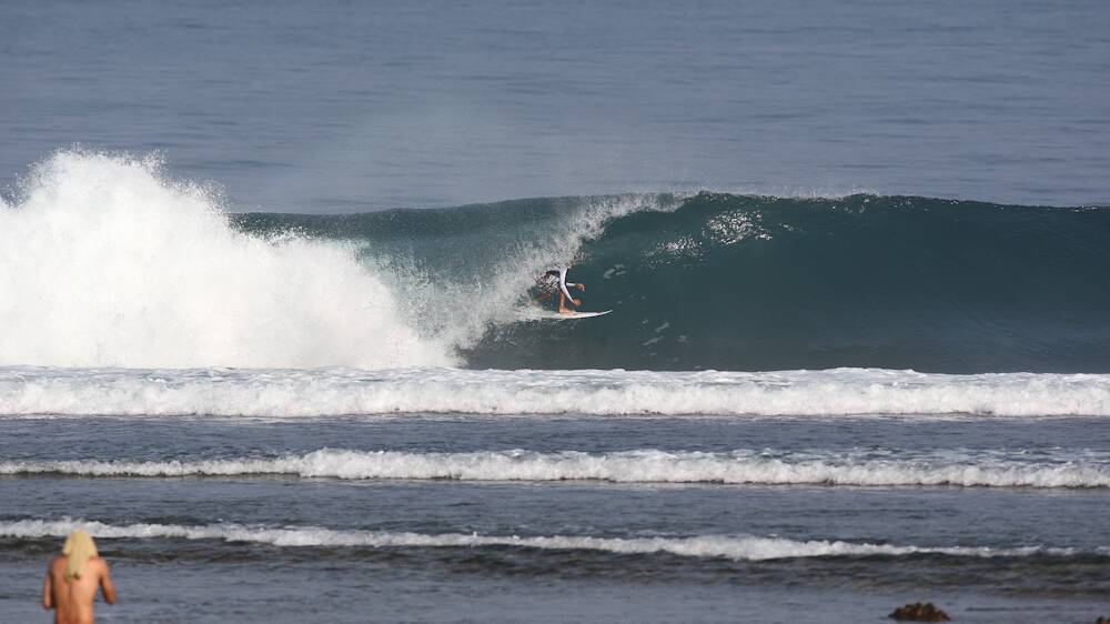 Surfing will feature in the 2018 Asian Games for the first time in history, with Krui on Sumatra (pictured) as one of the two possible venue locations. Picture: Tim Hain / ASC