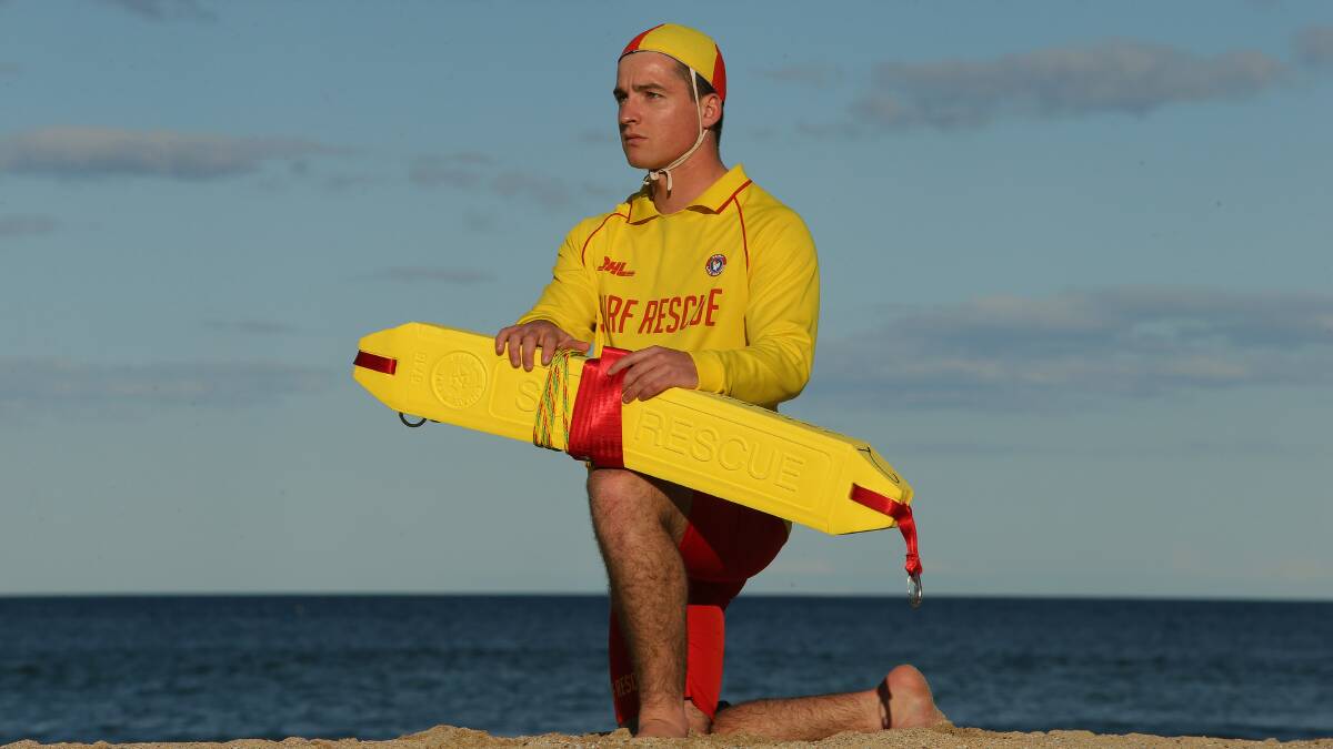Red and Yellow :Jack Bryce Elouera SLSC.Picture John Veage