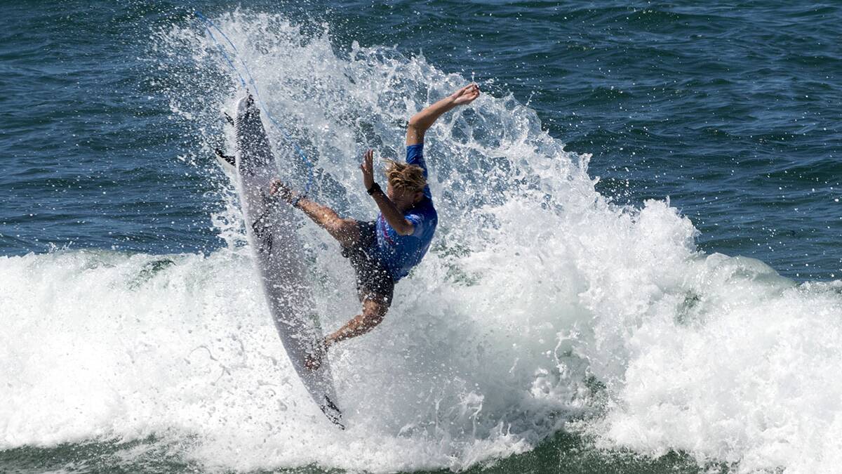Stanwell Parks Kalani Ball was runner up in the 2017  Flight Centre Burleigh Pro.Picture WSL /  Tom Bennett