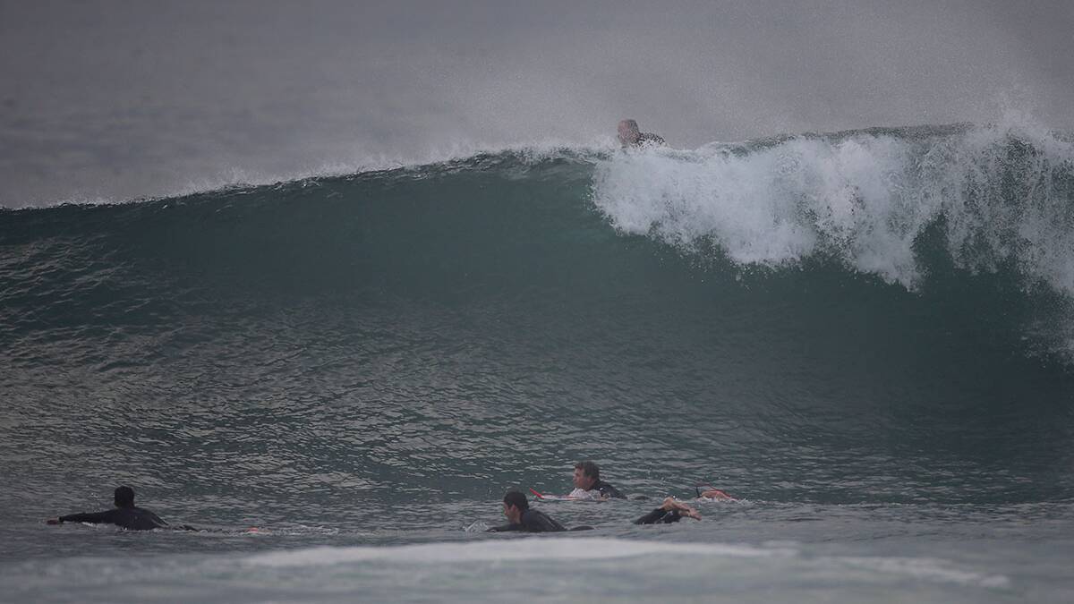 New swell this morning caused some havoc.Picture John Veage