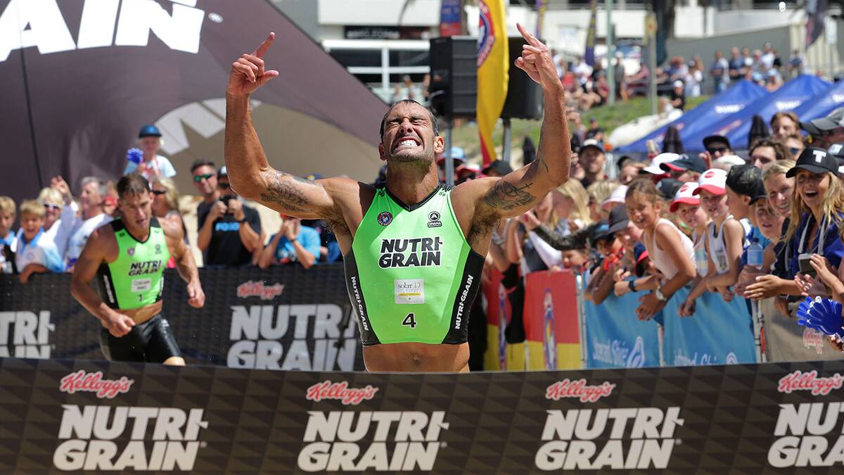Poole and Brown win the 2017 Nutri-Grain series at Nth Cronulla beach.Pictures John Veage