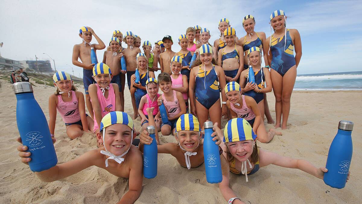 No plastic: North Cronulla Nippers  will embrace the Clean Ocean culture of refillable bottles from their new drink station. Picture: John Veage