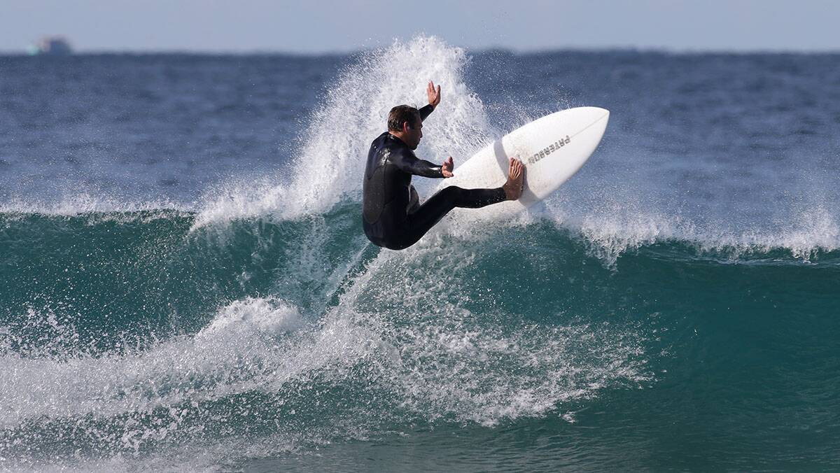 An entire week of good waves and offshore winds at Cronulla.Picture John Veage