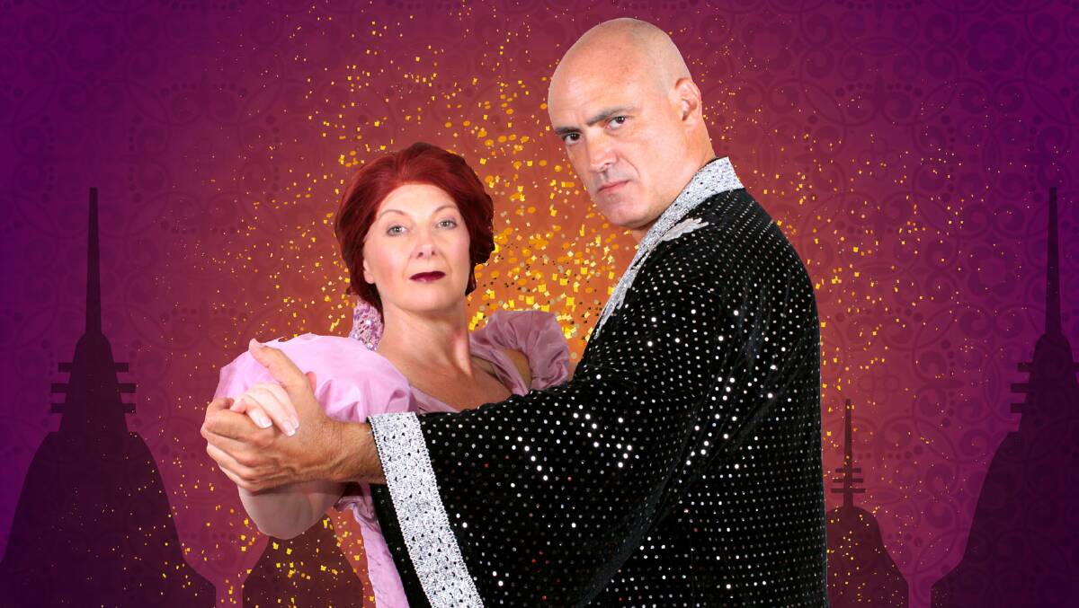 Stars: Charmaine Gibbs will play Anna, with Stephen Halstead as the King in Rockdale Musical Society's production of The King and I. Picture: Supplied