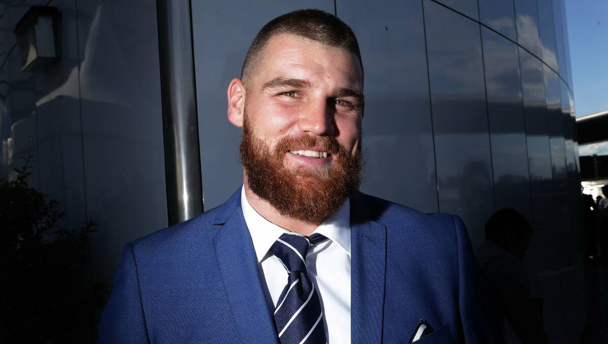 Ruled out: St George Illawarra Dragons fullback Josh Dugan won't line up in the centres for NSW against Queensland on Wednesday night. Picture: John Veage
