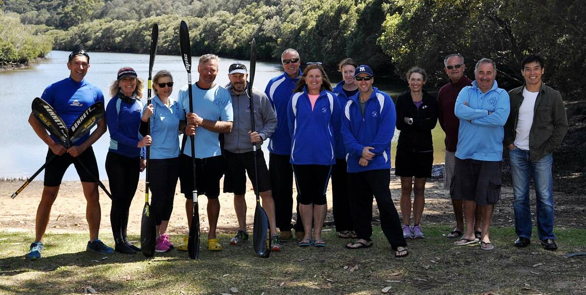 Big day: Sutherland Shire Canoe Club members. Picture: Supplied
