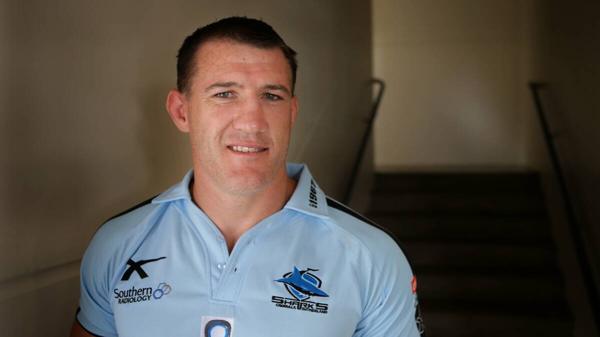 Re-signed: Cronulla captain Paul Gallen will play for the club in 2017. Pictures: John Veage