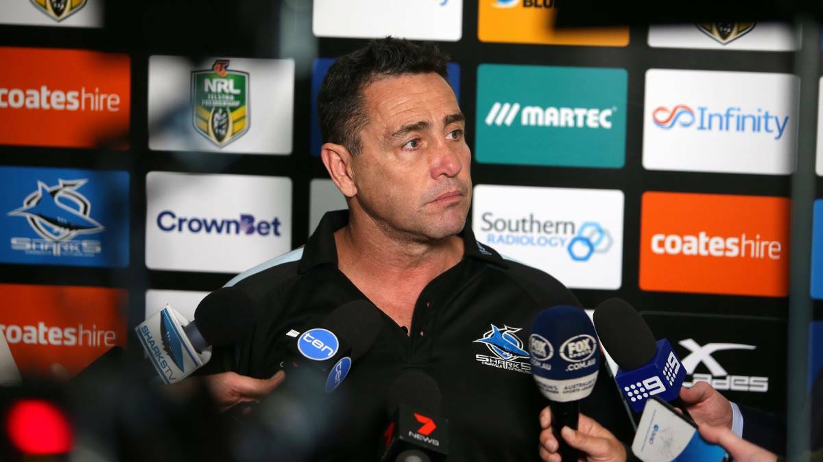 Staying positive: Cronulla coach Shane Flanagan. Picture: John Veage