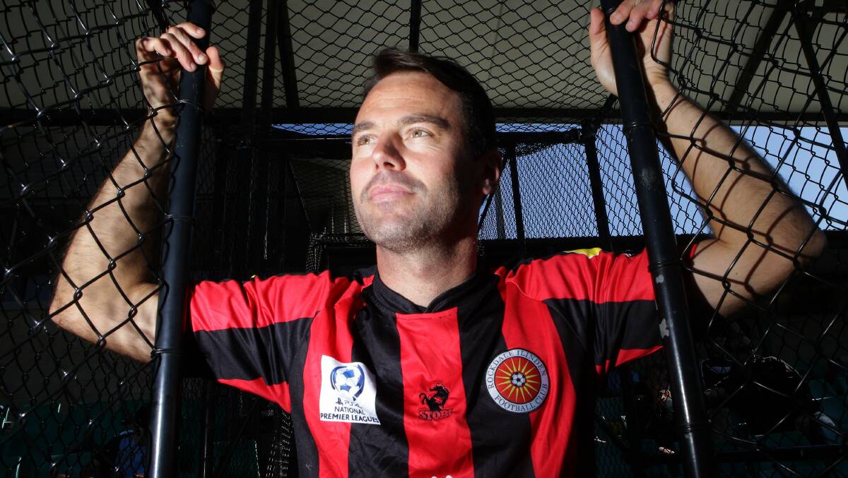 Eyes on prize: Rockdale City player-coach Paul Reid believes his team is good enough to go on and win the NPL 1 grand final this season. Picture: John Veage