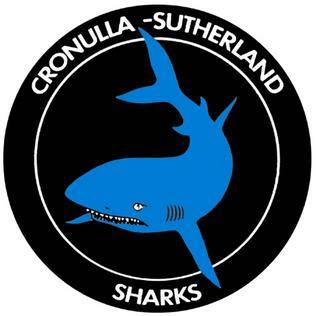 Much loved: Cronulla Sharks logo 1978-1997.