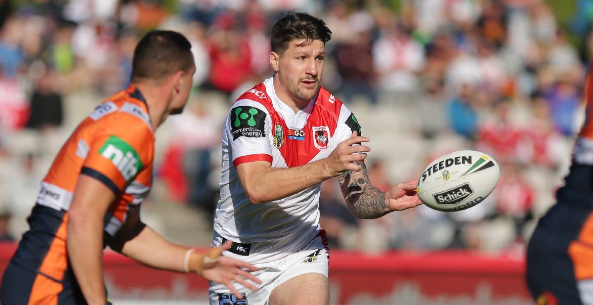 Class above: Dragons captain Gareth Widdop had a 2017 to remember. Picture: Chris Lane