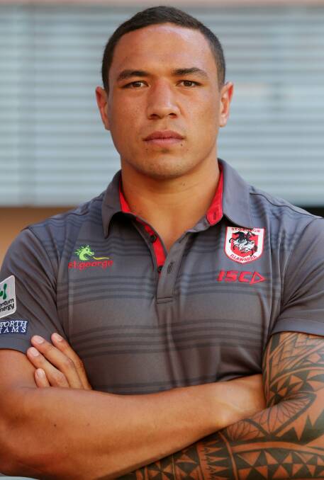 Big year ahead: St George Illawarra's representative back-rower Tyson Frizell is ready for the season opener at Kogarah. Kick-off is at 4.30pm. Picture: Chris Lane