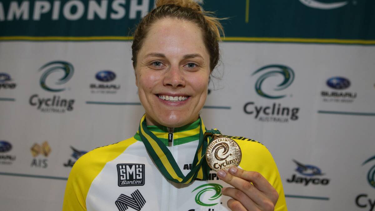 Winners are grinners: Ashlee Ankudinoff. Picture: John Veage