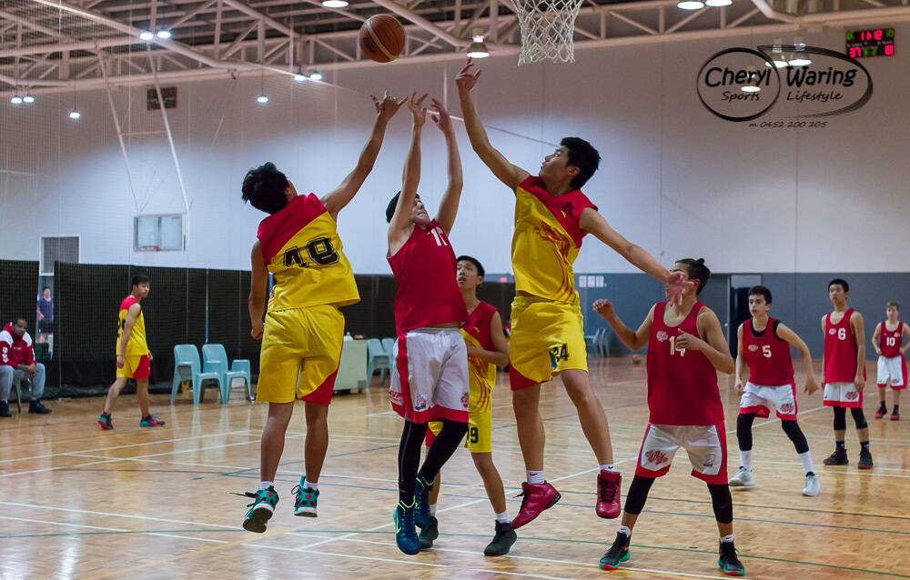 Big game: St George under-14s player Lachlan McCrystal in action against Shenzen on Monday night. Picture: Supplied