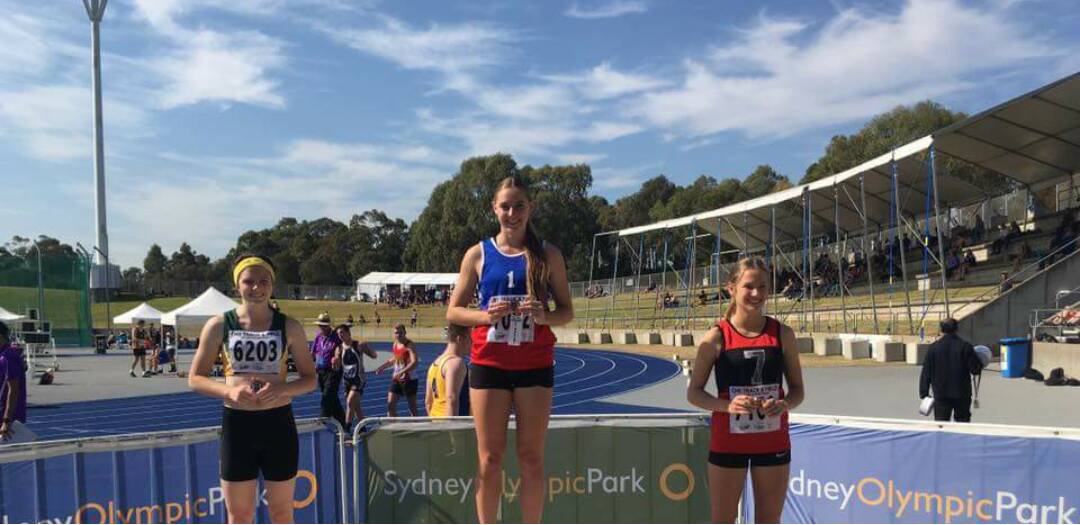Nicole Banning (middle) after her win. Picture: Supplied