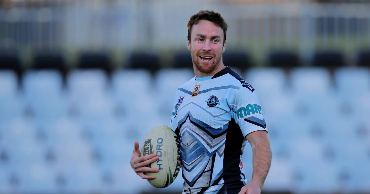 Thanks for the memories: Cronulla's James Maloney is expected to join Penrith this week in a swap deal with Matt Moylan. Picture: John Veage