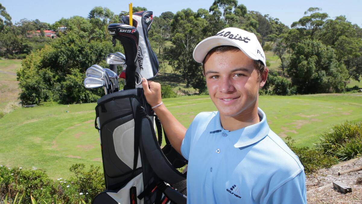 Big effort: Bexley teenager Harrison Crowe qualified for last week's NSW Open and narrowly missed out on reaching the Australian Open on Monday. Picture: John Veage