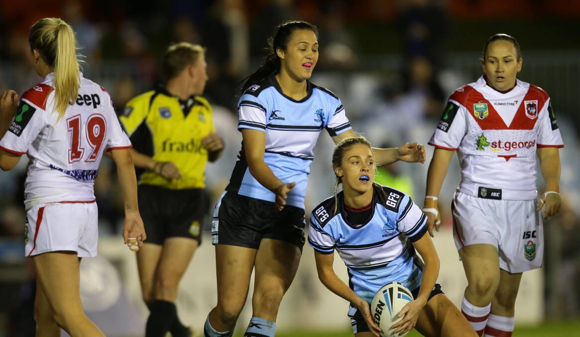 Sharks down Dragons in historic women’s nines clash