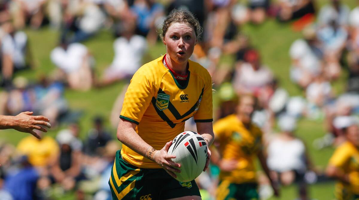 Green and gold: Cronulla Caringbah's Maddie Studdon has again been chosen in the Australia Jillaroos squad. Picture: Christopher Chan