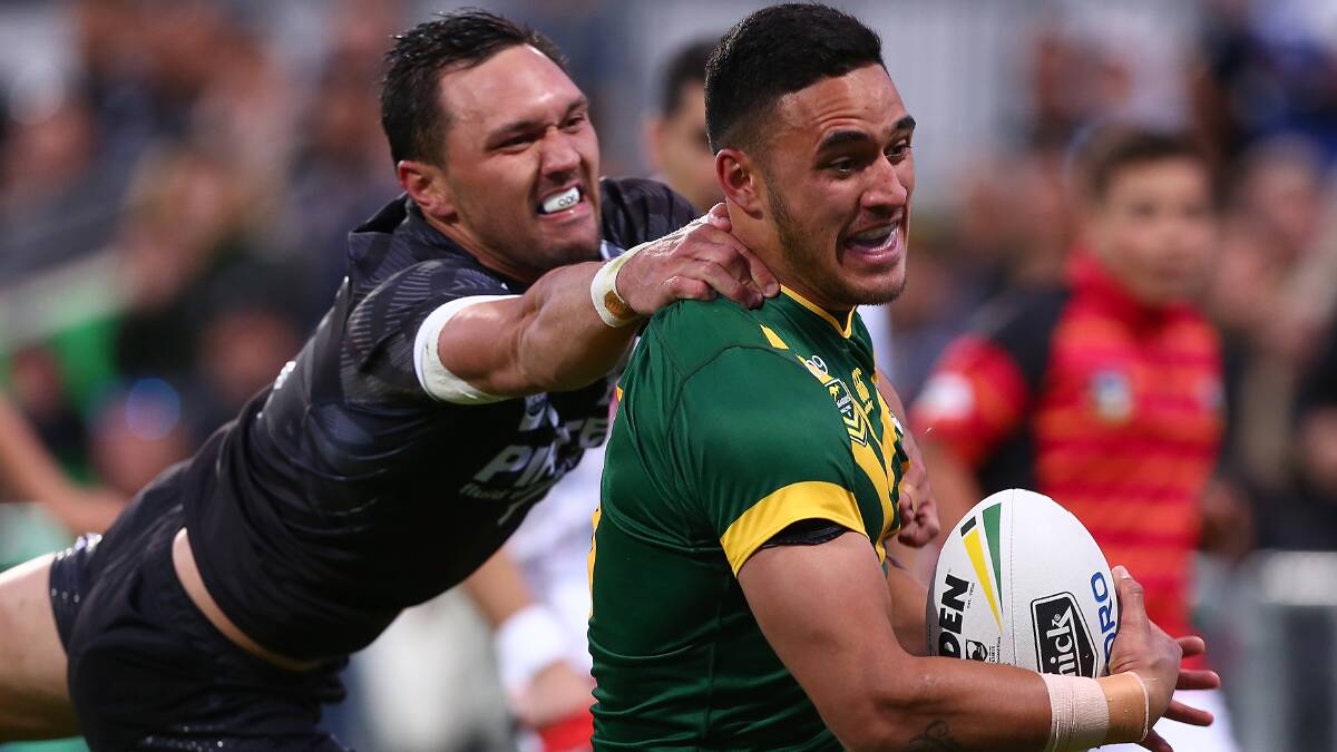Overlooked: Australia and Cronulla star Valentine Holmes was not chosen for Origin I by Queensland. Picture: Getty Images