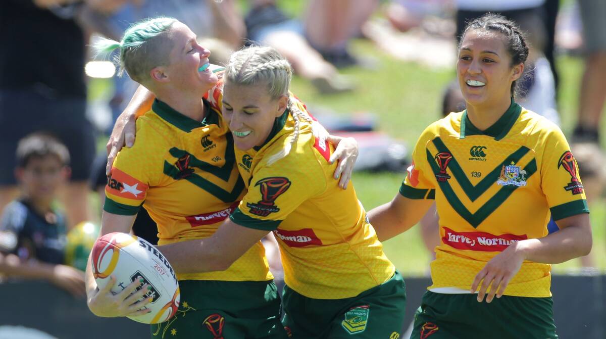 The women's rugby league World Cup was a big success in the shire. Picture: John Veage