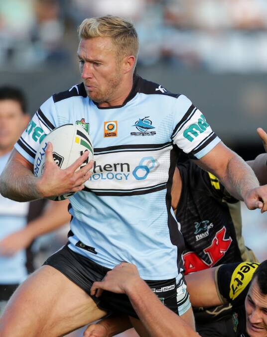 Chasing history: Cronulla prop Matt Prior said it would be a massive achievement if the Sharks can score a club record 12th straight win against Parramatta at Southern Cross Group Stadium on Saturday night. Picture: Chris Lane