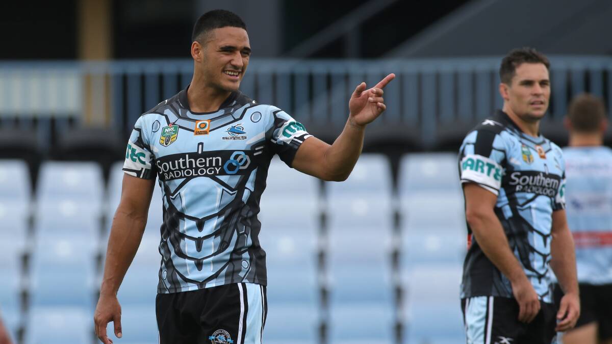 Missing out?: Valentine Holmes could miss round one with a hamstring injury. Picture: John Veage