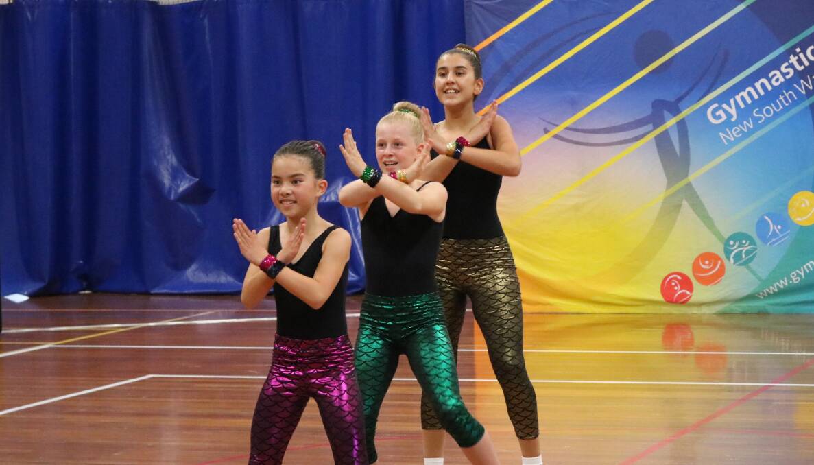 The Oatley RSL trio of Skye DeGouveia, Keira Hajek and Eliza Johnston in action. Picture: Supplied