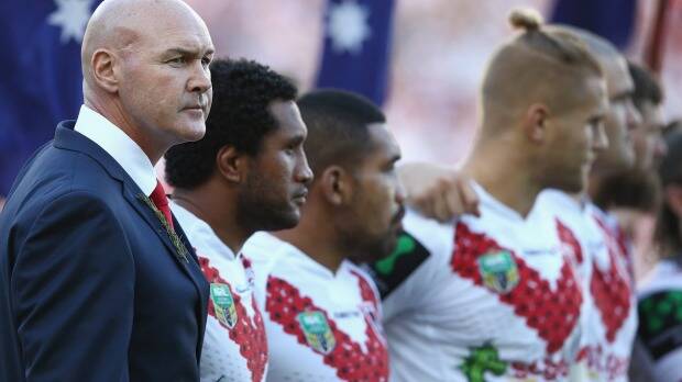 Over the limit: Dragons coach Paul McGregor. Picture: Getty Images