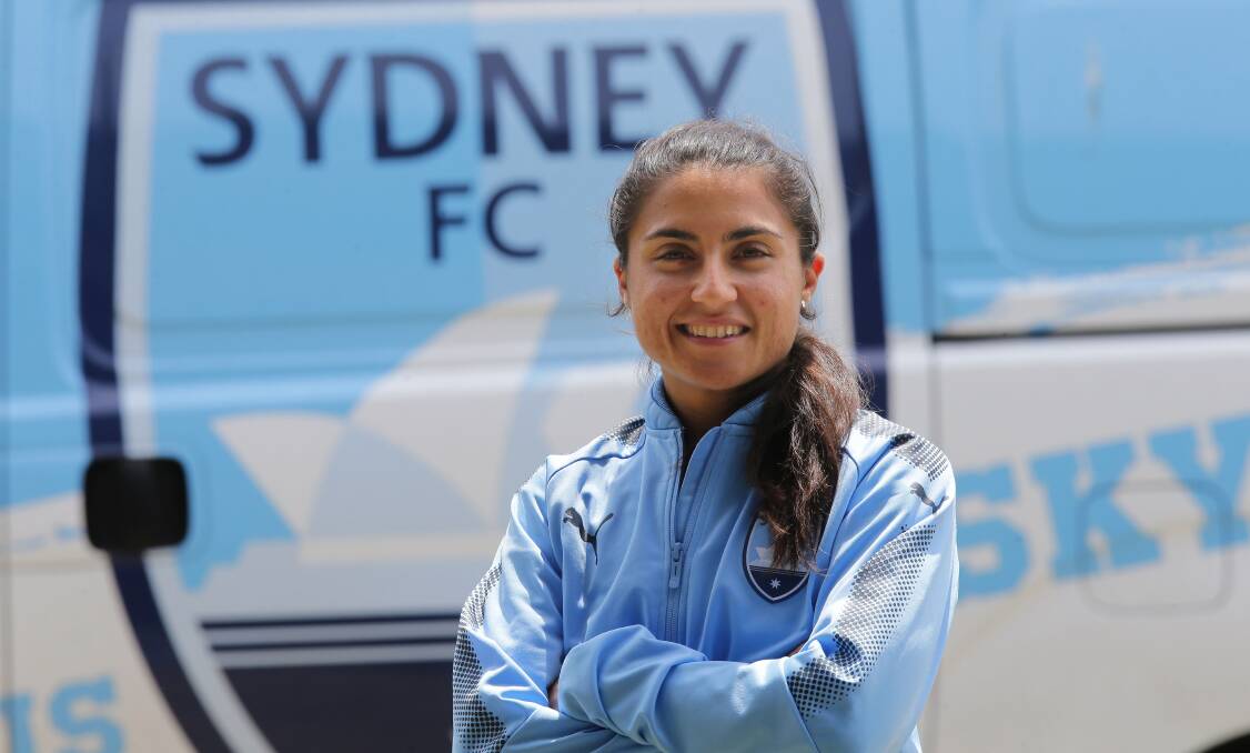 Sydney FC W-League captain Teresa Polias is a St George Football Association junior. Picture: John Veage