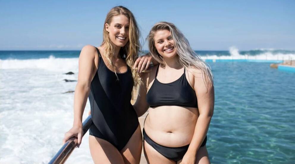 Set Me Freestyle leak-proof one-piece and Got Your Backstroke leak-proof active bikini both come in black for the time being. Photo: Supplied/Modibodi