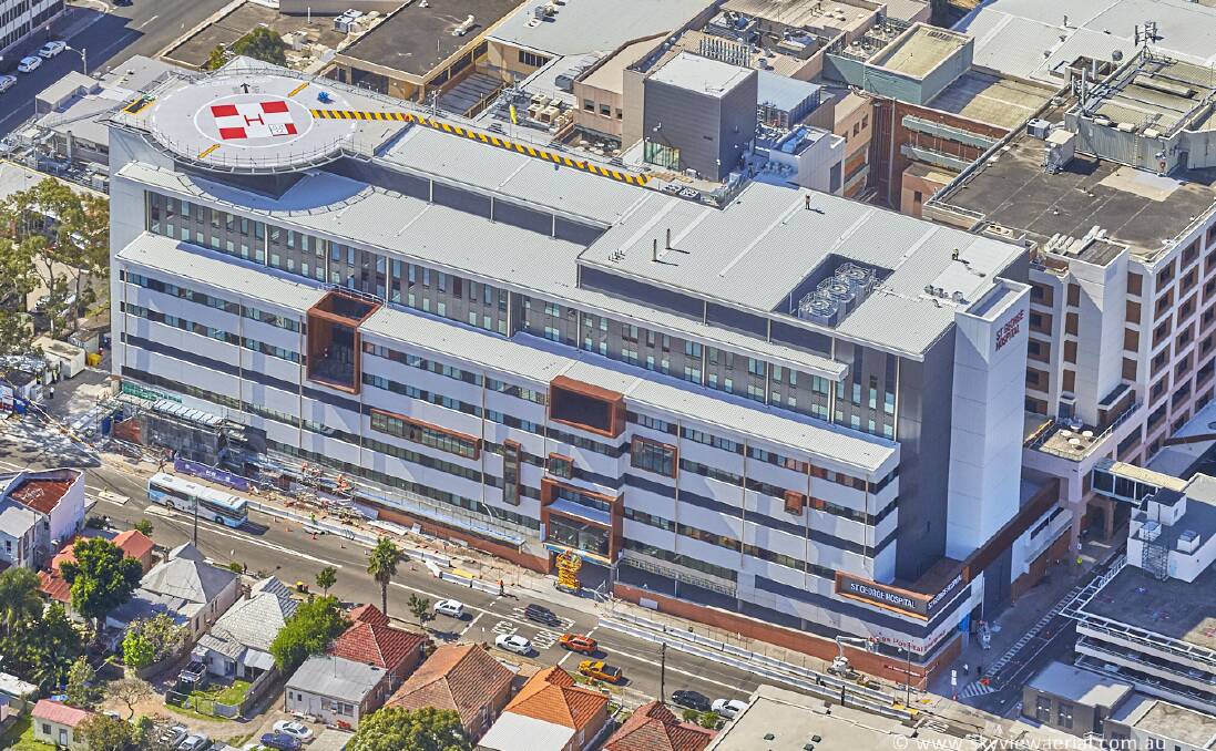 Hospital: The Acute Services Building at St George Hospital (pictured) is almost ready to be opened. Picture: Supplied 
