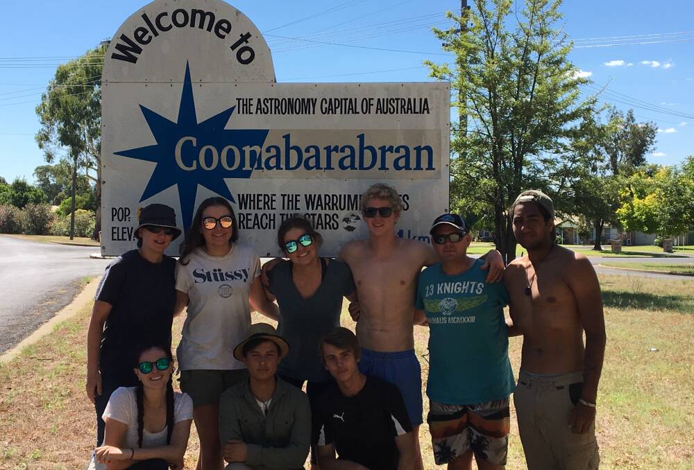 Rural: The students in Coonabarabran. Picture: Supplied